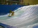 Family vacation destinations – Flowrider surfing at Great Escape Lodge, Lake George New York NY