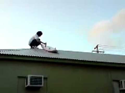 Roof Surfing Fail