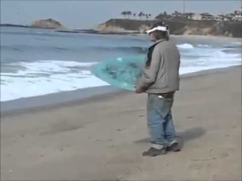 Homeless Drunk guy surfing fail