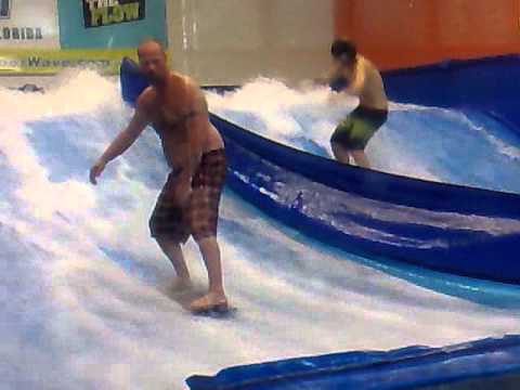 indoor surfing fail