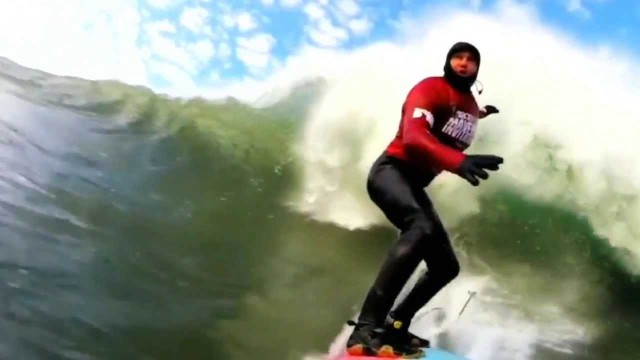 40 Foot Waves At Mavericks Invitational Surfing Event 1-24-2014  Excerpts
