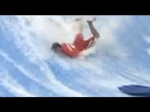 Surfer sick WIPE OUT! SURFING Fail