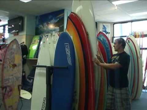 Learn to Surf Lesson 2: Elements of a surfboard and the right surfboard for you