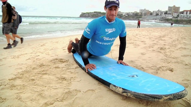 Surf lesson with coach Tim Boulenger – Bondi Beach Lets Go Surfing