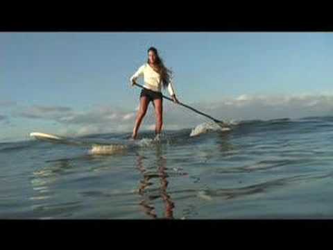 Stand Up Paddle surfing- SUP HOW- TO catch waves