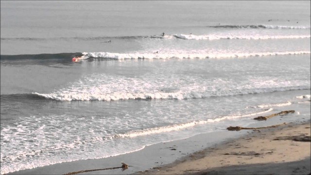 Surfing Poles, Santa Barbara on Fantastic Winter Day – January 25, 2014