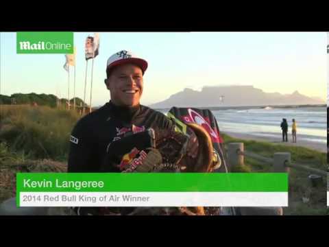 Stunning footage of kite surfing contest in South Africa