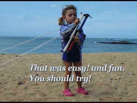Youngest Kiteboarder , Kitesurfing  Lessosn Maui Hawaii Aqua Sports Maui