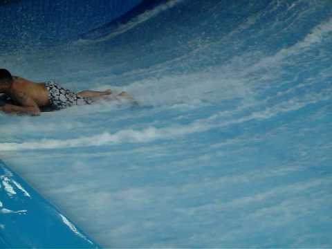 Waterpark surfing fails tony