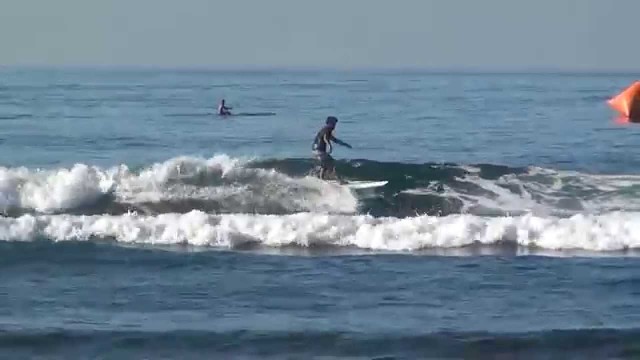 Hawaii Kewalos Beach Longboard Surf 2