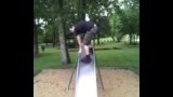 Slide Surfing Fail