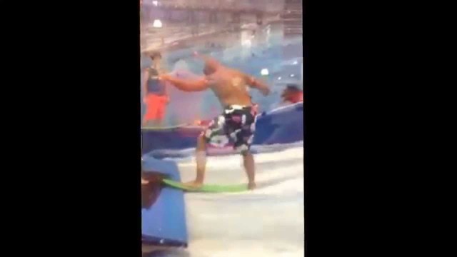 Indoor Surfing Fail