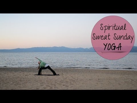 Intermediate Sunset Beach Yoga For Relaxation