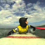 Surfing Polzeath – Luke Longboarding