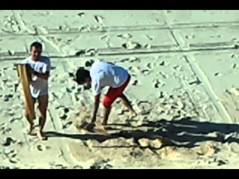 Sand Surfing in Fortaleza BRAZIL