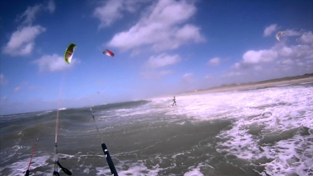 “Downwind” kitesurfing