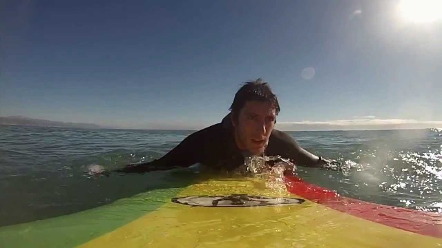Gopro: Aprendiendo a surfear longboard con gopro hero 3 parte 1