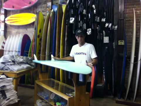 Mini Simmons surfboard: surfwanderer.com