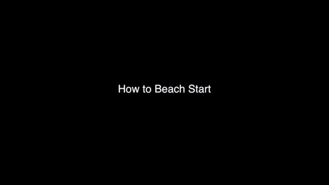 Kitesurfing Instructional: How to Beach Start