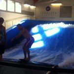 Indoor surfing fail