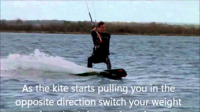 Learn to kiteboard turns and Transitions